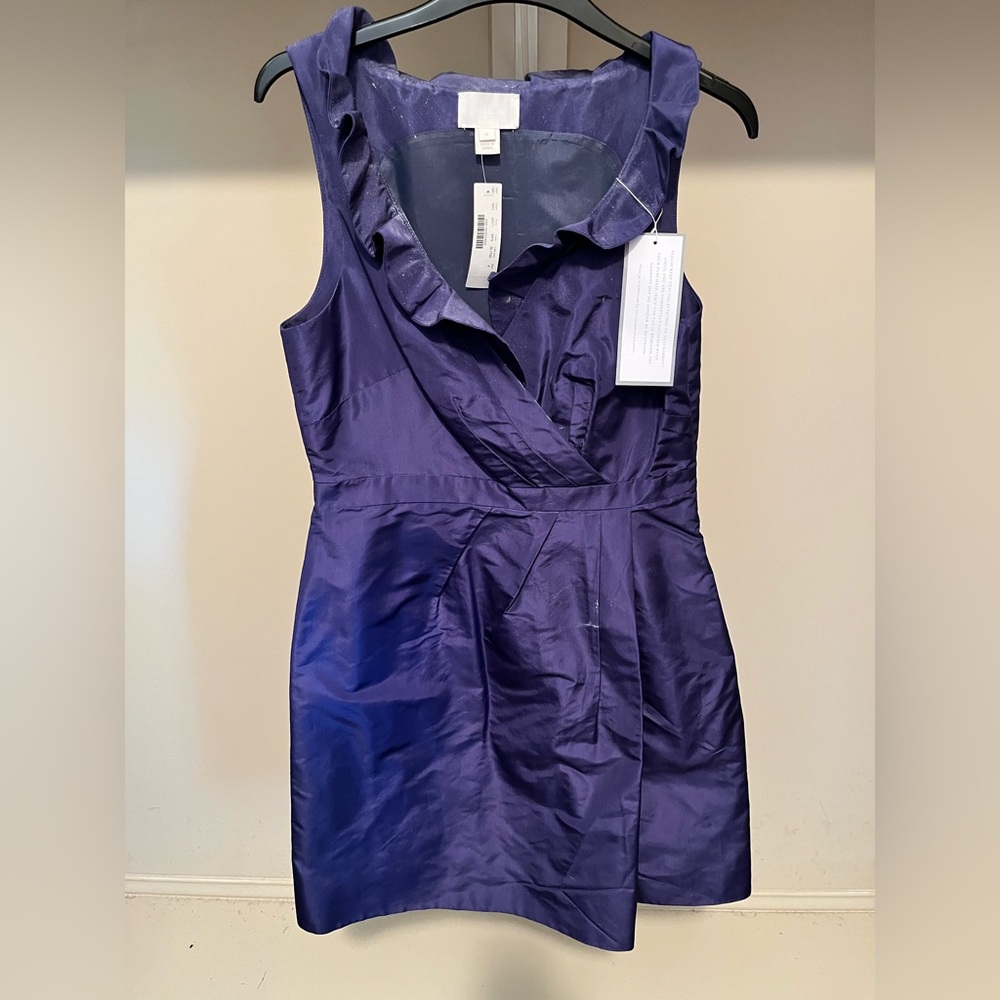 J. Crew Navy Bridesmaid Dress